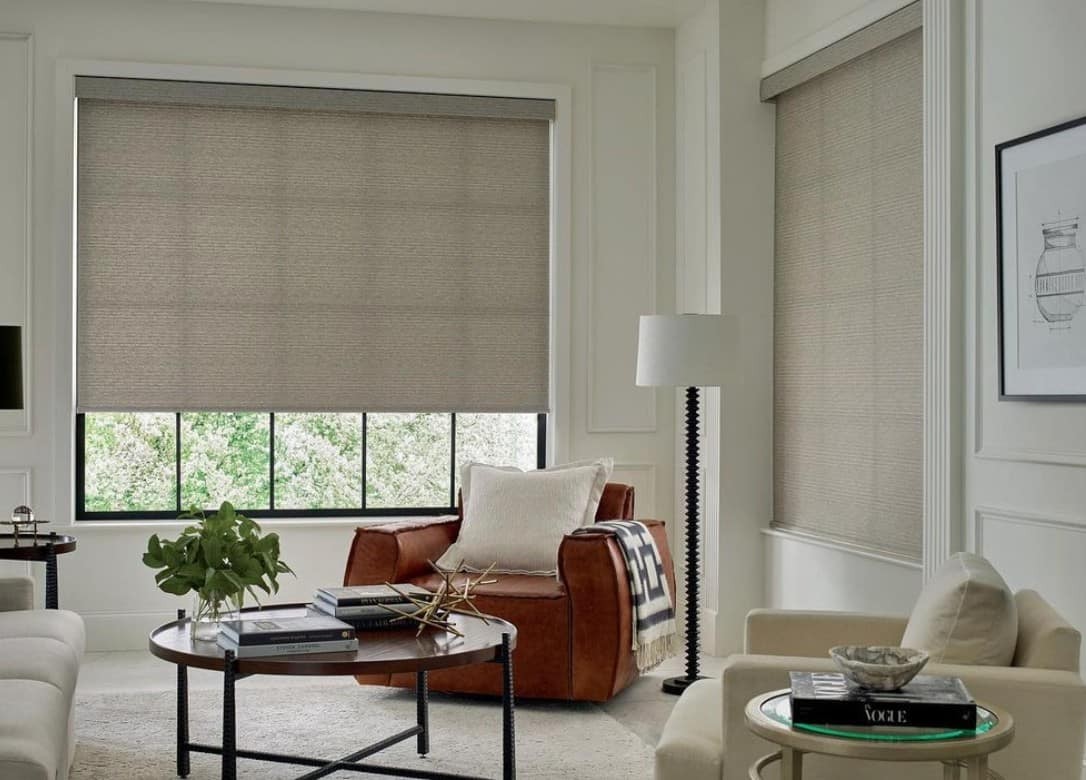 Hunter Douglas Designer Roller Shades, solar shades, screen shades, banded shades near Johnson City, Tennessee (TN)