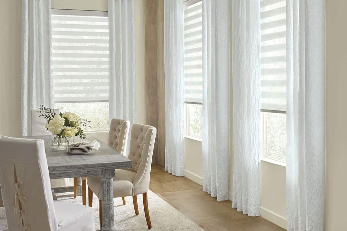 Hunter Douglas Design Studio™ Custom Drapes drapery sheer panels near Johnson City, Tennessee (TN)