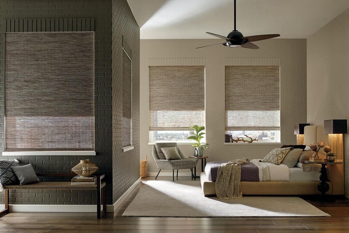 Hunter Douglas Provenance® Woven Wood Shades wooden shades natural shades bamboo shades Johnson City, Tennessee (TN)